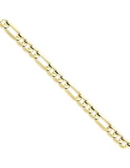 10k Gold Light Figaro Chain 18 Inches