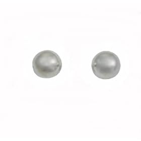 STERLING SILVER 4MM BALL EARRINGS ON POSTS