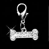 Purely Charming Handset Swarovski Crystal EZ Clip-on Charm / Pendant - Bone