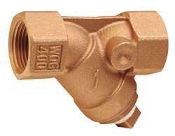 Industrial Grade 6NPX5 Y Strainer, 2-1/2In FNPT, Bronze