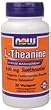 NOW L-THEANINE 100 MG with Decaffeinated Green Tea - 90 Vegetarian Capsules