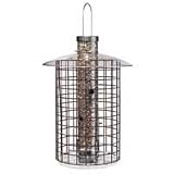 Droll Yankee 20 Inch 6 Port Sun Flower Tube Domed Cage Feeder
