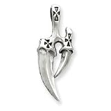 Sterling Silver Gothic Pendant - JewelryWeb