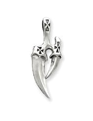 Sterling Silver Gothic Pendant QC3947"