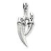 Sterling Silver Gothic Pendant