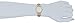 Anne Klein Women's 10/9888MPOR Gold-Tone Orange Leather Strap Watch