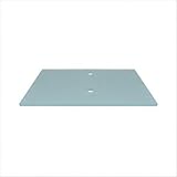 22.06 x 39 Tempered Glass Counter Top Finish: Clear Glass