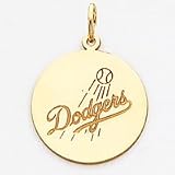 14K Los Angeles Dodgers Lg Dodgers On Disc Charm