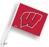 Wisconsin Badgers Car Flag