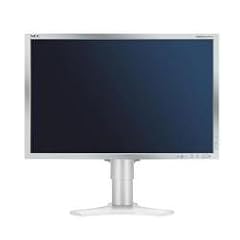 NEC MultiSync P221W 56 cm (22 Zoll) Widescreen TFT Monitor (DVI-D, VGA, Kontrast 1000:1, 6ms Reaktionszeit) silber