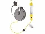 21DOnK4U9DL. SL160  KLEIN TOOLS Retractable Fluorescent Light, Compact, w/ 40 Ft. Cord Part No. 35325