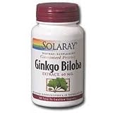 Solaray - Ginkgo Biloba Extract 60 mg 60 Vcp
