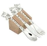 Twinkle Twinkle Silver Plated Baby Cutlery Set