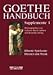 Goethe-Handbuch. Supplemente Band 1: Musik und Tanz in den B&uuml;hnenwerken