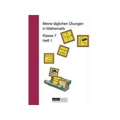 Meine t�glichen �bungen in Mathematik, Klasse 7: 7. Schuljahr - Arbeitsheft 1