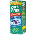 Buy Opti-Free Express Lasting Comfort, No-Rub Contact Lens Solution, 12-Ounce Bottles (Pack of 2) by Opti-Free now!