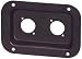 Penn-Elcom D0604K Dish Two Neutrik D Black 3-1/2 x 5-1/8