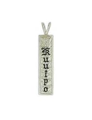 10mm Sterling Silver Hawaiian Heirloom Jewelry Pendant