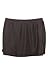 Black Solid Skirted Plus Size Bottom - Plus Size Swimwear Plus Size Swimsuits