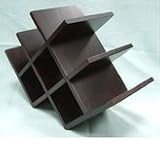 KD Black 8 Bottle Wine Rack