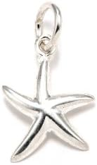 Lovely Sterling Silver Starfish Charm, Chain Not Included, Comes in a Free Gift Pouch