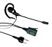 Electronics : Mini-Boom Microphone Headset for ADI/Icom/Standard/Yeasu Two-Way Radios and Cobra/Motorola FRS Series Family Radios w/Top Mounted Plugs (JD-4601BM)