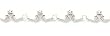 14kt White Gold 7.5 Inch Irish Claddagh Bracelet