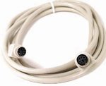 1.8m PS/2 keyboard extension cable (6 pin mini DIN Male to 6 pin mini DIN Female)