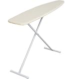 Household Essentials T-Leg Fibertech Top Ironing Board with Cotton Cover Installed, Assorted