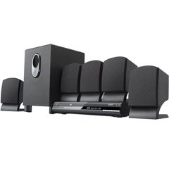 Coby DVD765 5.1-Channel DVD Home Theater System (Black)