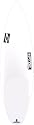 5'1" John John Phenom Surftech Surfboard shaped by JOHN PYZEL in WHITE/BLACK.