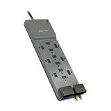 Professional Series SurgeMaster Surge Protector, 12 Outlets, 8ft Cord
