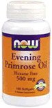 Evening Primrose Oil ( 100 Softgel 500 mg ) ( Cold Pressed Oil ) NOW Foods