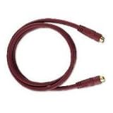 OEHLBACH S-VHS Video Cable 1x3,0m. Colour: RED. STAR RATING : 3.