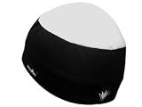 SweatVac Ventilator Cap - Black with White Mesh top