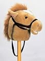 Plush Tan Giddy Pony Stick Horse 37