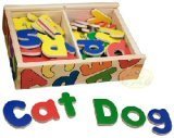 MELISSA & DOUG MAGNETIC WOODEN ALPHABET