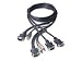 Belkin Omniview KVM Cables For SoHo Series With Audio USB Dual-Head VGA