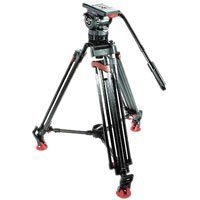 Sachtler System DV 12 SB SL MCF Carbon Fiber Tripod System with DV-12 SB Fluid Head, 2-Stage Tripod, Mid Level Spreader, Rubber Feet & Padded Bag, Supports 30.8 lbs