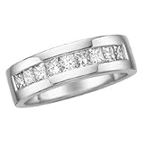 14kt. White Gold, 1 & 1/4 ct. tw. Diamond Wedding Band