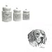 Beagle Canister Set, Porcelain by Rosalinde