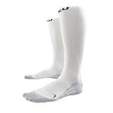 2Xu Compression Race Sock ( Colour : White /Grey) ( Size : Small)