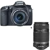 Canon EOS-7D Digital SLR Camera / Lens Kit, with Canon EF-S 18-135mm f/3.5-5.6 IS Auto Focus Lens & EF-S 55-250mm f/4-5.6 IS Image Stabilizer Telephoto Zoom Lens