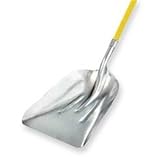 Westward 3YU77 Alum Scoop, 27.1 In, Fiberglass D-Handle