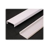 Wiremold #NMW1 5'WHT Plastic Wire Channel