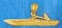 14K Gold Boat Charm