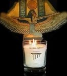 ISIS - red rose and white lily scented candle