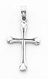 14k Polished Cross Pendant