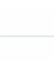 Genuine .925 Sterling Silver Elongated Open Link 1.75mm Chain 30 Inch Length 3.2 Grams. 100% Satisfaction Guaranteed.