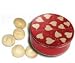 Gourmet Food : 1 and 1/2 lb Macadamia Nuts Tin - Sweet Hearts